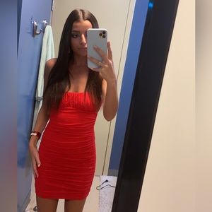 Little red dress from Princess Polly (size small or size 2) only worn twice